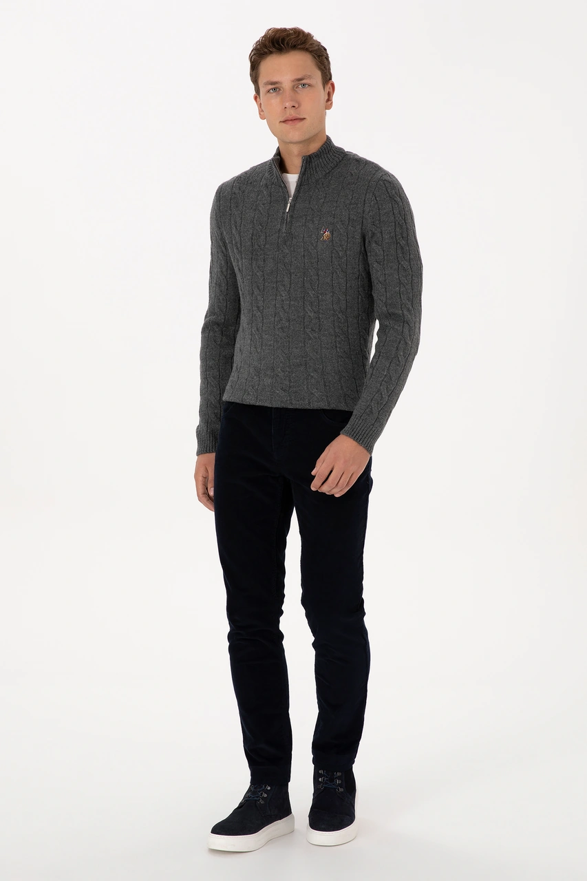 U.S. Polo Assn. Erkek Lacivert Slim Fit Kanvas / Chino Pantolon 50310150-VR033 U.S. Polo Assn. Erkek Lacivert Slim Fit Kanvas / Chino Pantolon 50310150-VR033