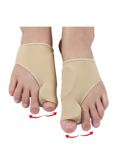 Silikon Destekli / Yastıklı Halluks Valgus İzolasyon Jel Ayak Koruyucu Ayak Parmak Ayırıcı Yumuşak Bunion Düzeltici Parmak Hizalama Ve Günlük Konfor Desteği 1 Çift Beden : L 39-43