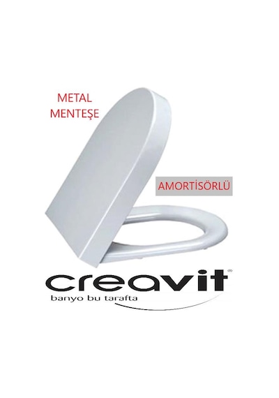 Creavit Gr5001-Tp325 Gömme Rezervuar Seti 5Li Metal Menteşe Hisar