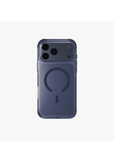 Apple Uyumlu iPhone 17 Pro Max Kılıf Combat Serisi Üç Katmanlı Shocksorb Magsafe Özellik Magclick Koruyucu Kapak Lacivert