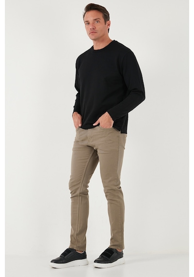 Buratti Streç Pamuklu Regular Fit Bisiklet Yaka Erkek Sweat 5905725 Siyah