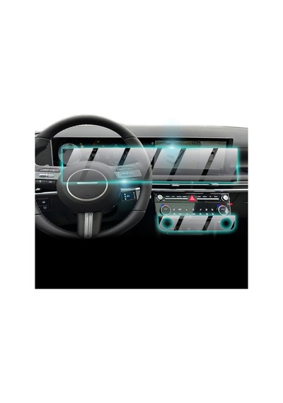 Hyundai 2025 Tucson/santa Cruz 12.3 Inch Navi+ Göst.paneli Ipg Proactive Uyumlu Ekran Koruyucu