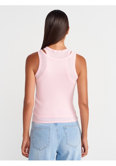 Dilvin 31853 Çift Görünümlü Top-toz Pembe Toz Pembe