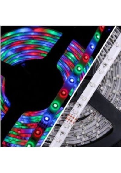 Alles Tek Çipli Silikonlu Rgb Şerit Led (5 Metre Animasyonsuz)