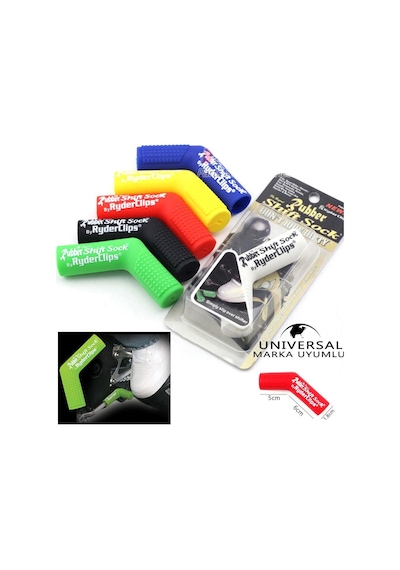 Motosiklet Vites Çorabı/ayakkabı Koruma Pedi Rubber Sarı Renk