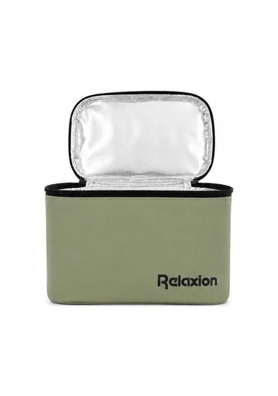 Termoslu Relaxion Beslenme Çantası Açık Gri Yeşil