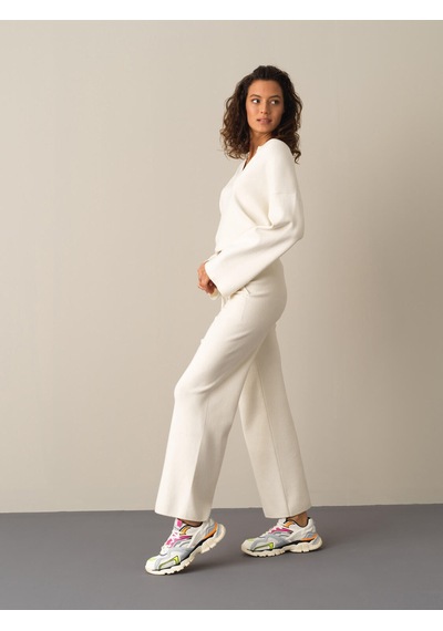 Xint Ekru Regular Fit Triko Pantolon 850875