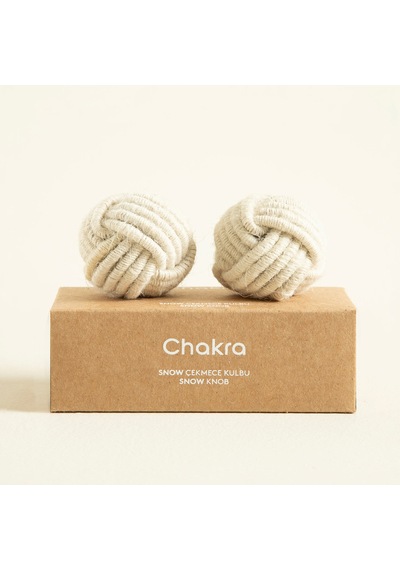 Chakra Snow 2 Li Çekmece Kulbu Beyaz