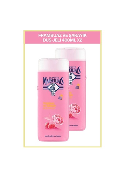 Le Petit Marseillais Frambuaz ve Şakayık Banyo ve Duş Jeli 2 x 400 ML