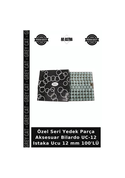 Özel Seri Yedek Parça Aksesuar Bilardo Uc-12 Istaka Ucu 12 Mm 100'lü