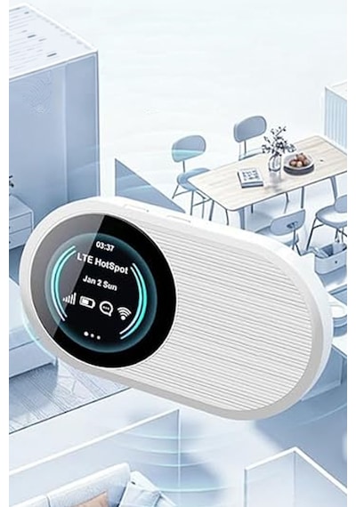5g Destekli Wi-fi 6 Taşınabilir Cep Modemi, Ekranlı Sim Kart Girişli Kablosuz Mobil Hotspot Router