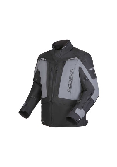 Modeka Hydron Waterproof Ceket Koyu Gri - Siyah Modeka Hydron Waterproof Ceket Koyu Gri - Siyah