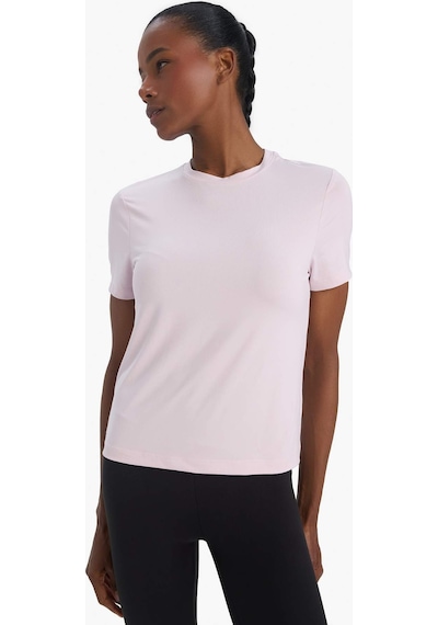 DeFactoFit Standart Fit Bisiklet Yaka Basic Düz Sporcu Kısa Kollu Tişört D2296AX25SPPN694