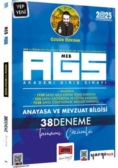 Yargı Yayınları 2025 Meb Ags Anayasa Ve Mevzuat Bilgisi Tamamı Çözümlü 38 Deneme