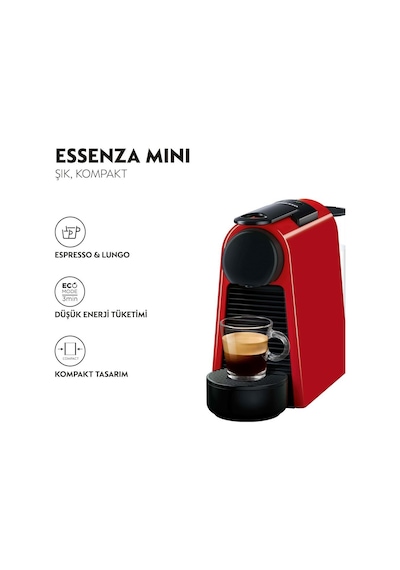 Nespresso Essenza Mini D30 Ruby Red Kahve Mk.