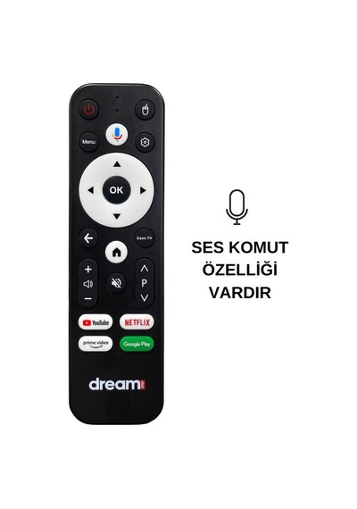Dreamstar İ3 - İ3 Pro Androidbox Kumandası  Logolu - Ses Komutlu