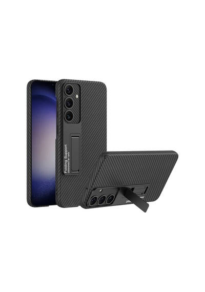 Galaxy Uyumlu S24 Kılıf Pazarplus Kıpta Standlı Kılıf Yeşil