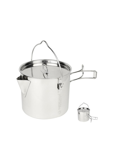 Tr 304 18/8 Paslanmaz Çelik Fda Uyumlu 50 Oz / 1,4 L Kamp Su Isıtıcısı/tencere/bardak 3'ü 1 Arada Diğer