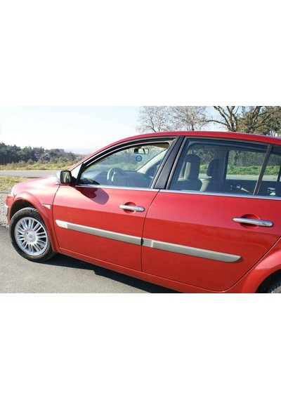 Renault Megane 2 Hb Krom Cam Çıtası 4 Parça 2002-2010 Arası