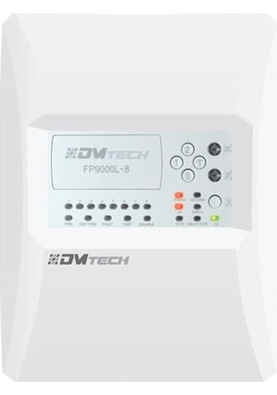 Dmtech Fp9000l-8 8 Bölge Konvansiyonel Yangın Alarm Kontrol Paneli