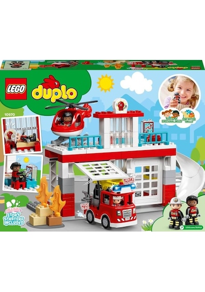LEGO® Duplo 10970 İtfaiye Merkezi ve Helikopter 117 Parça