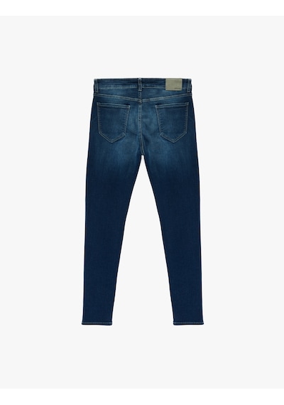 Koton Normal Bel Pamuklu Skinny Fit Jean Pantolon - Michael Jean Koyu İndigo 6sam40114nd