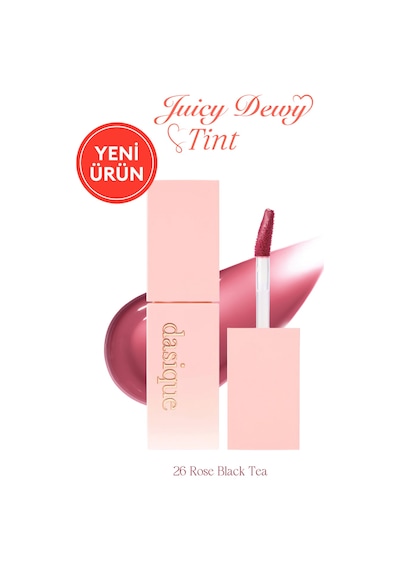 Dasique Yoğun Parlaklık Ve Canlı Renkler Sunan Kalıcı Tint Juicy Dewy Tint 26 Rose Black Tea 26 Rose Black Tea