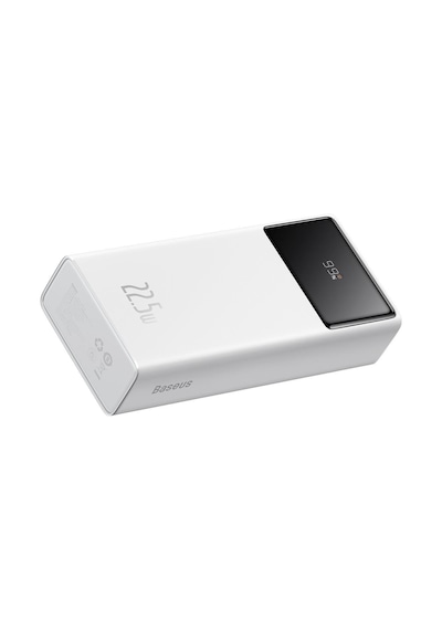 Baseus PPXJ080102 Star-Lord Overseas Edition 30.000 mAh 22.5WDijital Ekranlı Powerbank Beyaz