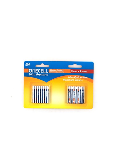 Ultra Premium Alkalin 1,5 V. 8'li Aaa Boy Pil
