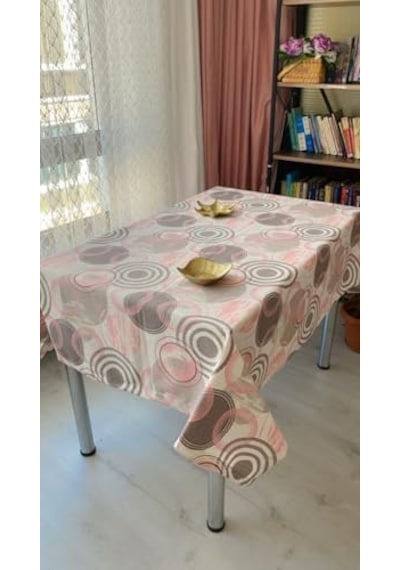 Defnelam Dertsiz Masa Örtüsü Duck Keten Sıvı Geçirmez 150 X 180 Cm Pembe Yuvarlak Acı Kahverengi Defnelam Dertsiz Masa Örtüsü Duck Keten Sıvı Geçirmez 150 X 180 Cm Pembe Yuvarlak Acı Kahverengi