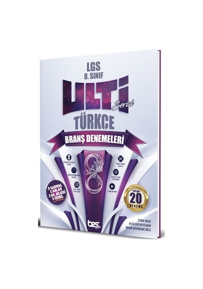 2023 8.Sınıf Türkçe Ulti Branş Deneme -  BES Yayınları
