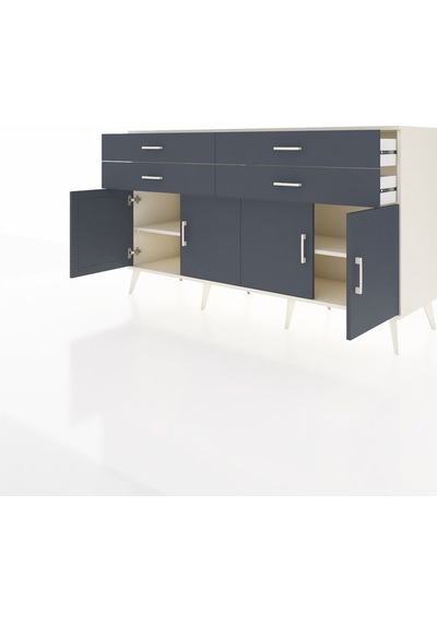 Hyperion Konsol 2 Raflı 4 Çekmeceli 8 Kapaklı 176x44x99 Aytaşı-an Aytaşı-antrasit Hyperion Konsol 2 Raflı 4 Çekmeceli 8 Kapaklı 176x44x99 Aytaşı-an Aytaşı-antrasit