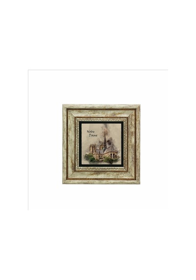 Notre Dame Baskılı Taş Tablo 20x20