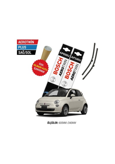 Bosch Aerotwin Plus Fiat 500C Silecek Takımı (2009-2020)