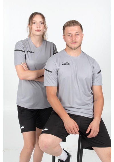 Diadora Alto 25 Antrenman Tişört Gri