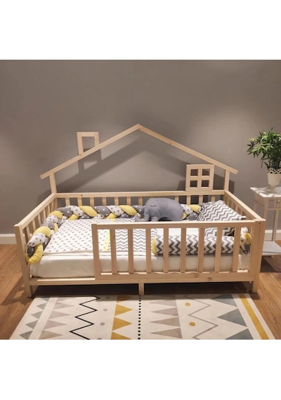 Babykinder Baby Kinder Luxury Montessori Doğal Bebek Ve Çocuk Karyolası