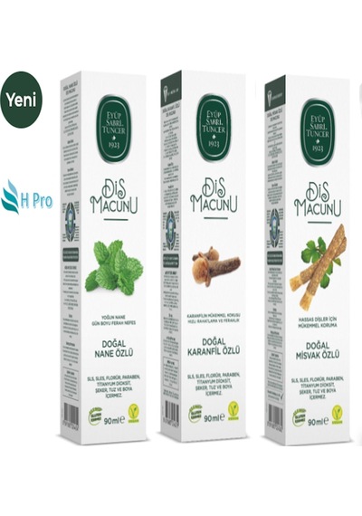 Eyüp Sabri Tuncer Nane, Karanfil, Misvak 90 Ml Beyazlık