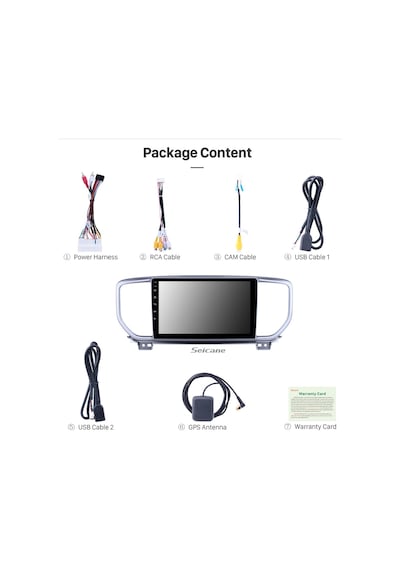 Kıa Sportage 2019+ Multimedya Navigasyon Usb Kamera Carplayer 4 Ram