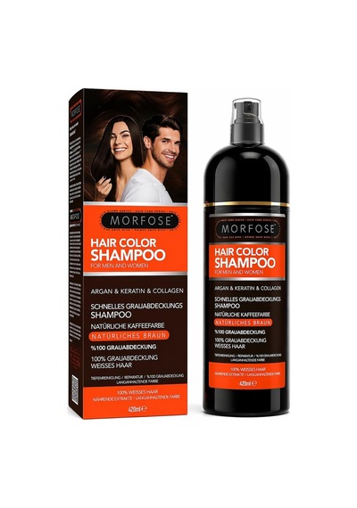 Hızlı Beyaz Kapatıcı Naturel Kahverengi Şampuan 420 Ml