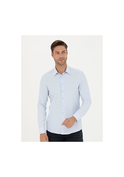 Pierre Cardin Slim Fit Uzun Kollu Gömlek 50275690-vr036 Çok Renkli