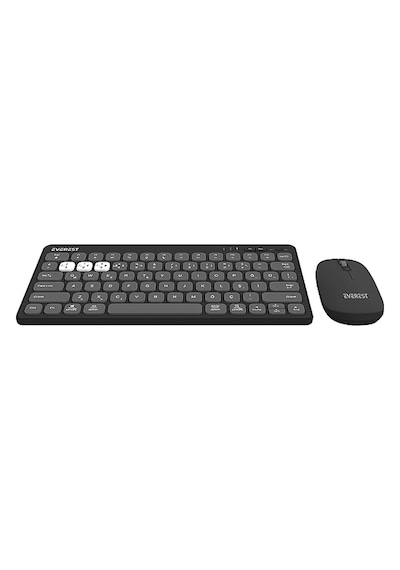EVEREST Lumi KM-BT903 3in1 3 BT + 2.4 1600dpi Ultra İnce Q 4 Cihaz Bağlantılı Klavye ve Mouse Set