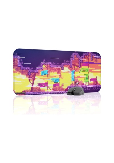 Celeste Kaymaz Dikişli Kauçuk Oyuncu Mousepad V5 - 70x30 Xl Gaming Mouse Pad Fare Altlığı