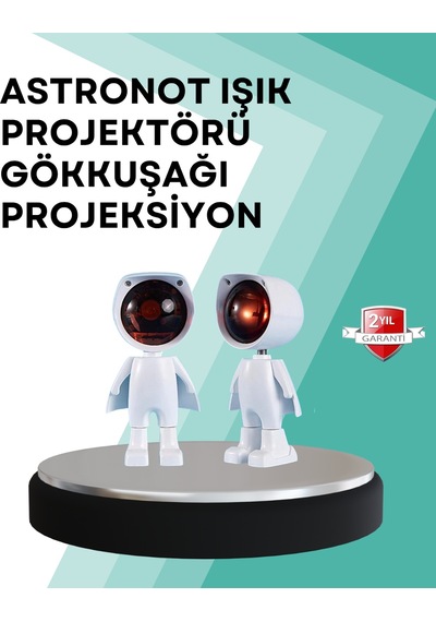 360 Ayarlanabilir Başlıklı Astronot Gece Lambası Çok Renkli 52032710