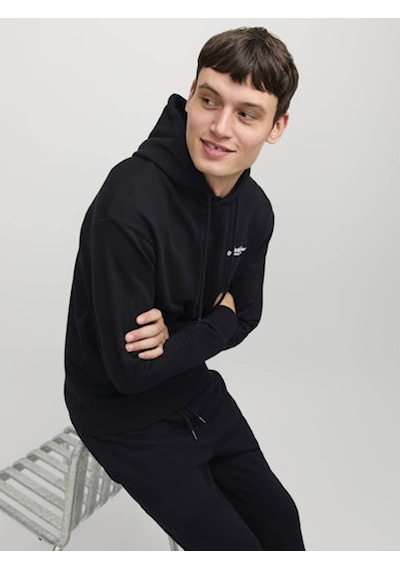 Jack & Jones Jjbeau Siyah Erkek Sweatshirt 12268436 Siyah