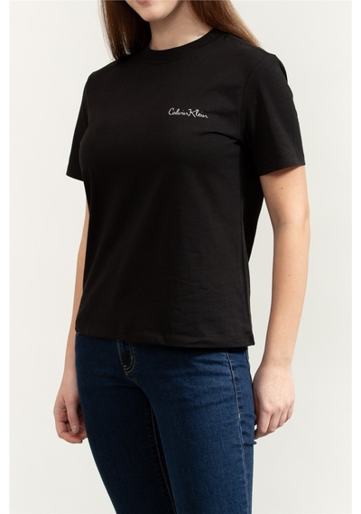 Calvin Klein Kadın Regular Fit Yuvarlak Yakalı %100 Pamuklu Kısa Kollu Siyah T-shirt Lv047e809g-ub1-12826 Siyah Calvin Klein Kadın Regular Fit Yuvarlak Yakalı %100 Pamuklu Kısa Kollu Siyah T-shirt Lv047e809g-ub1-12826 Siyah