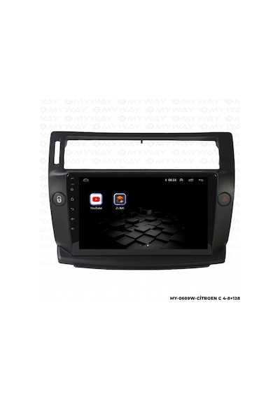 Myway Citroen C4 Android Multimedya Carplay Navigasyon Ekran - 8gb Ram+128 Gb Hdd - Myway