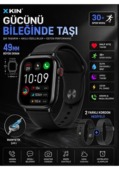 Xkin XK-W13 Ultra Akıllı Saat (İthalatçı Garantili)