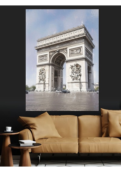 Ahşap Tablo Paris Tarihi Eser