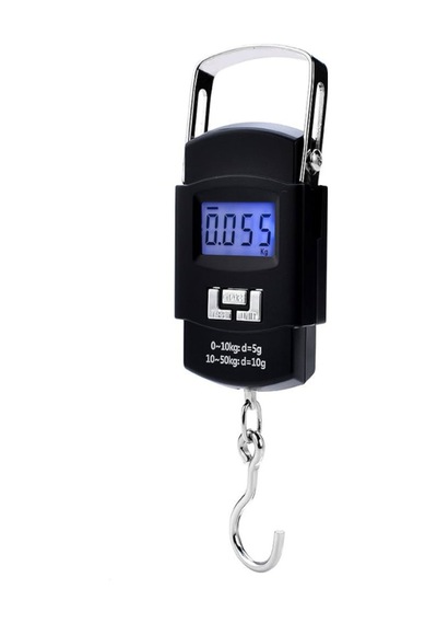 Dijital El Kantarı Portable Electronic Skale Bagaj Bavul Hassas El Terazi 50 Kg Lcd Ekran Siyah - 707715585