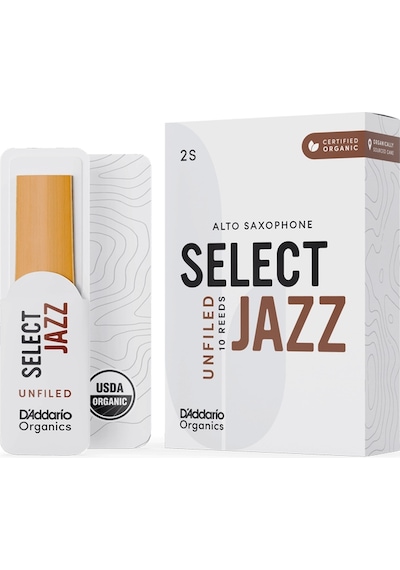 Daddario Woodwinds Organic Select Jazz Unfiled Alto Saksafon Kam